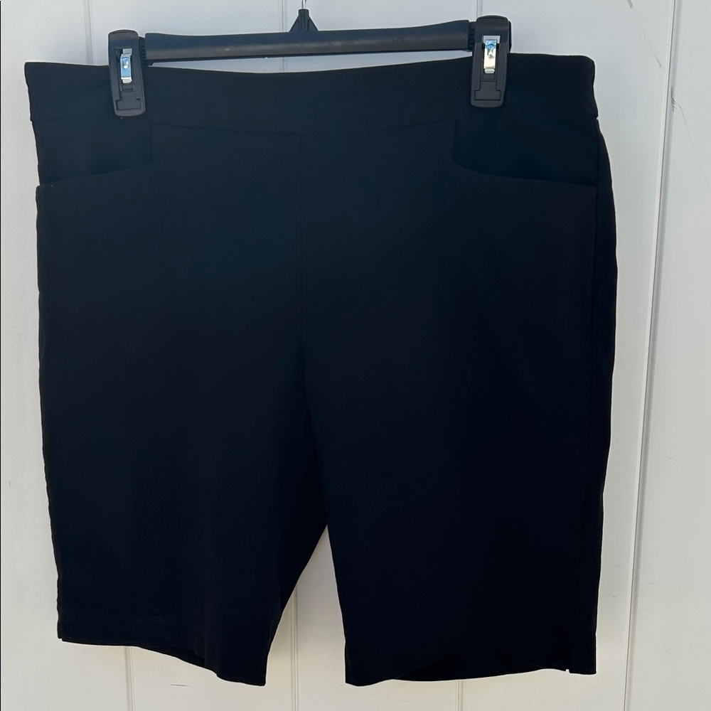 Time and Tru Millennium Bermuda size Large 12-14 black - Picture 4 of 11